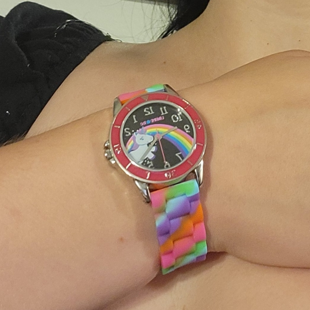 Limited Too Kids Unicorn Rainbow Watch with Multicolor Strap